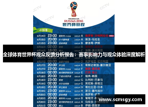 全球体育世界杯观众反馈分析报告：赛事影响力与观众体验深度解析